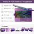 Typecase Touch Keyboard Case with Trackpad for iPad Air 5th Gen (10.9-inch, 2022): 360° Rotatable - 11 Colors Backlight - Wireless Keyboard with Pencil Holder for iPad Air 5th & 4th Gen